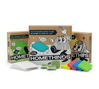 Homethings Eco Cleaning Bundle - 40 Dishwasher Tablets, 32 Laundry Sheets & Plant-Based Magic Sponge - Everyday Home Cleaning Essentials