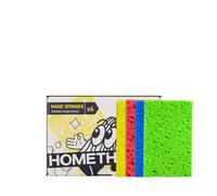 Homethings Magic Pop-up Sponge, 4 Pack, Plastic-Free, Compostable