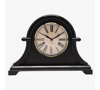 Hometime Arched Black Mantel Clock W3024