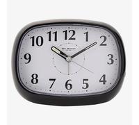 Hometime Black Oval Alarm Clock 5334B
