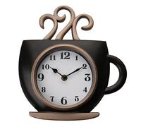 HOMETIME Coffee Cup Shaped Wall Clock HOMETIME Multicolor