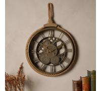 HOMETIME Cogs & Rope Wall Clock 30cm HOMETIME Multicolor