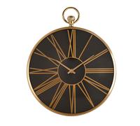 HOMETIME Gold Aluminium Wall Clock 32cm HOMETIME Gold