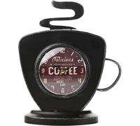 Hometime Metal Mantel Clock - Coffee Cup