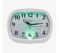Hometime Oval White Alarm Clock 5334W