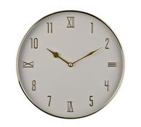 HOMETIME Round Wall Clock Grey & Gold HOMETIME Multicolor