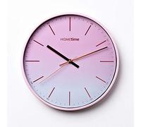 Hometime Round Wall Clock Ombre Blush Foil Numbers 30 cm