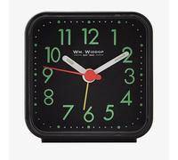 Hometime Standard Black Square Alarm Clock 5154B