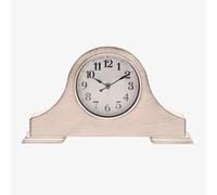 Hometime Vintage Style White Mantel Clock W3017