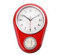 Hometime Wall Clock With 60 Minute Timer