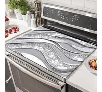 HOMETITUTE Kitchen Mats 28 x 20 inches Kitchen Stove Top Covers Inspired Design and Shimmering Pattern Dish Drying Mat Diatomite Coffee Mat for Kitchen Counter Fit Under Coffee Maker