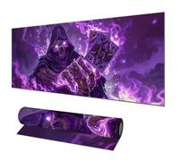 HOMETITUTE Large Mouse Pad 31.5x11.8 Inch Gaming Mousepad Purple Gamer Non-Slip Keyboard Desktop Protector Mat XL Mouse Pad for Home Office Laptop Wireless Mice Accessories