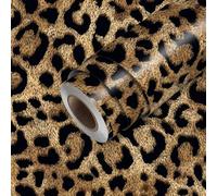 HOMETITUTE Leopard Print Peel and Stick Wallpaper 300 x 45cm