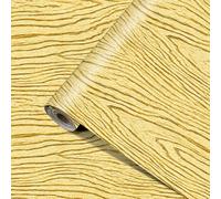 HOMETITUTE Light Golden Wood Grain Contact Paper Peel and Stick 15.7"x39.4" Self Adhesive Removable Vinyl Wallpaper for Wall Countertop Cabinets Furniture Table Home Decor