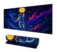 HOMETITUTE Space Theme Large Mouse Pad Gaming Mousepad 31.5x11.8 Inch Non-Slip Keyboard Desktop Protector Mat Diatomite XL Mouse Pad for Home and Office Desk Accessories