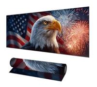 HOMETITUTE XL Mouse Pad Gaming Mousepad Eagle Art 31.5x11.8 Inch Non-Slip Keyboard Desktop Protector Mat Diatomite Large Mouse Pad for Home and Office Desk Accessories