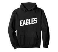 Hometown Eagles Text Design Pullover Hoodie