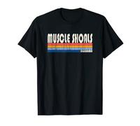 Hometown Vintage Retro 70s 80s Style Muscle Shoals, AL T-Shirt