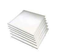 Hometric LED Panel Ceiling Light Square Pure White Tiles 6000K Daylight 600x600 48W 4400 Lumens, Long Life High Power Factor IC Driver