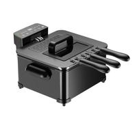 HomeTronix Digital Deep Fat Fryer 5L, 2000W Electric Deep Fryer with Digital Touch Control, Adjustable Temperature 60-190°C, 60-Minute Timer, Viewing Window, Cool Zone Technology, Non-Stick Oil Tank
