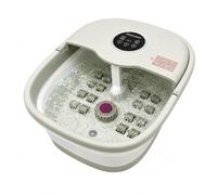 HomeTronix Foldable Foot Spa Massager with Heat, Bubbles & Vibration