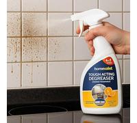 Homevalet Tough Acting Degreaser - 500ml Orange Powered Cleaning Spray for Home Lovers - Inspirational Cleaning Solution-Cuts Through Kitchen and Bathroom Grease With Ease