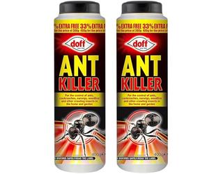 HomeVibe 2x Ant Killer Powder 400g - Crawling Insect Killer Dust - Kills Ants, Cockroaches, Woodlice & Earwigs - Indoor & Outdoor Pest Control Treatment for Home & Garden UK