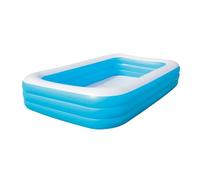 HomeVibe Family Pool Deluxe: Rectangular Pool for Children, Easy to Assemble, Blue - 305x183x56 cm - Premium Quality, Affordable, Fun!