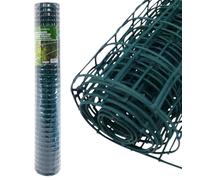 HomeVibe® Green Coated Galvanised Wire Mesh 0.9m x 10m - 25mm Garden Netting Roll, Anti-Rust Fence Wire for Outdoor Use, Animal Enclosure, DIY Projects, Garden Protection & Home Décor