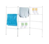 HomeVibe Heavy Duty 4 Tier Laundry Airer - Foldable Clothes Drying Rack for Indoor Use, Large Capacity (3 Fold Clothes Dryer Rack Airer)