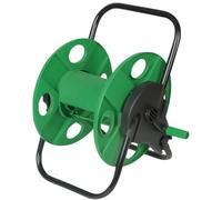 HomeVibe Portable Garden Hose Reel - Lightweight Manual Hose Holder for Up to 45M Hose - Freestanding Outdoor Hose Tidy for Garden, Lawn, Car Wash - Weather-Resistant & Easy to Carry
