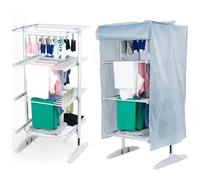 HomeVibe Protective Cover for 4-Tier Heated Clothes Airer - Enhanced Heat Retention, Faster Drying, and Dust Protection for Indoor Air Drying Rack