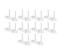 HomeVortex 10 Pack Acrylic Trading Card Display Stands,Clear Holders for Sports & Gaming Cards, Compatible with For PSA SGC BGS Graded Cards,for MINI Easels