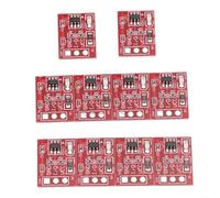 HomeVortex 10pcs TTP223 Capacitive Touch Switch Module,Self-Locking Mode Red PCB Sensor Board 2.5V-5.5V for DIY Electronics Projects