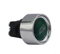 HomeVortex 12V/24V 50A Car Engine Push Button Switch, Keyless Ignition with LED Light for Vehicle Installation, 22mm Hole Diameter (Blue)(Green)