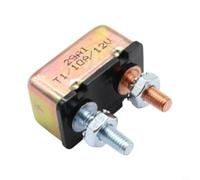 HomeVortex 12V Auto Reset Circuit Breaker, Metal Case Overload Protector with Pin Bolt, for Car Marine Truck Battery for CHARGER, 10A 15A 25A 30A Optional(10A)