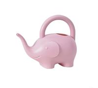 HomeVortex 1L Cartoon Watering Can, Animal Shaped Portable Sprinkler for Kids Gardening, Cute Elephant Dinosaur, Lightweight PP Water Kettle for Children Plant(Elephant - Pink)