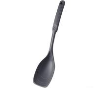 HomeVortex 2-in-1 Silicone Spatula Spoon, Heat Resistant up to 230°C, Ergonomic Handle for Stirring and Serving, Non- Cookware Safe, Green(Gray)