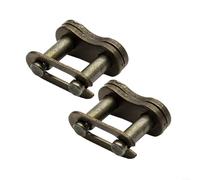 HomeVortex 2-Pack 6mm 25H Chain Split Link Link for 47cc 49cc for MINI For Moto for QUAD Dirt For Bike Pocket Racing Steel Breaker Connector Private Land Use Only(2pc)