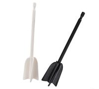 HomeVortex 2PCS Epoxy Mixer Paint Drill Attachment, 4-Blade Paddle Stirrer for Resin Latex Oil Paint, Plastic Mixing Head Compatible with Electric Drills up to 1000