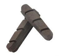 HomeVortex 2Pcs Road Bike Bicycle Brake Pads, Bicycle Brake Pads Rim Wheel Frame Carbon Fiber Black Road, For Carbon Fiber Rim Wheel Frame