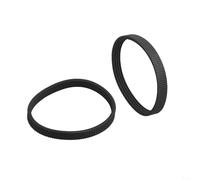 HomeVortex 2pcs Rubber Planer V-Drive Belt for 1911B, Double Cog Style Power Tool Replacement Belt, 268mm Length x 9.6mm Width, Black
