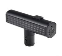 HomeVortex 3-in-1 Pull-Out Faucet Extender, with Waterfall Spout, Rotating Swivel Aerator, for Kitchen Sink, ABS Raindance Bubbler in Silver(Black)