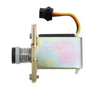 HomeVortex 3-Pin DC24V 3V Gas Water Heater Solenoid Valve, Metal Replacement Part with 14mm Knob and 46x43mm Mounting Plate for Efficient Self-Absorption