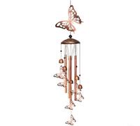 HomeVortex 34-Inch Large Bigfoot Wind Chimes With 7 Small Bigfoot Figures, 6 Aluminum Tubes And 6 Bells, Metal Animal Outdoor Garden Decor, For Relaxation And For Birthdays Or Housewarmings(3)