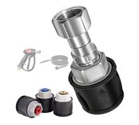 HomeVortex 360° Stainless Steel High-Pressure Washer Swivel Joint, Anti-Tangle Rotary Connector for K2-K7, for LAVOR, Pressure Cleaners(B)