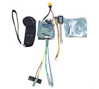 HomeVortex 36V 12A Electric Skateboard Controller with 2.4G Remote, Dual Drive Motor ESC for 5055/5065/6354 Brushless Motors, 430W Speed Control Board for E-Skate(10S 36V)