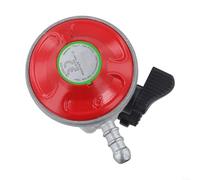 HomeVortex 37mbar Low Pressure Gas Regulator, for Calor 27mm Propane Cans, 1.5kg/h Flow Rate Clip-On Valve, with 1m Hose, for Camping Stoves BBQ Patio Heaters(without)