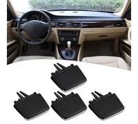 HomeVortex 4 PCS Front A/C Air Vent Outlet Tab Clip, Air Conditioning Vent Outlet Tab Clip Repair Kit, For BMW 3 Series E90 2005-2012
