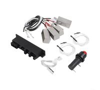 HomeVortex 42326 BBQ Ignition Kit for For Weber For Summit Gold and DD6 Gas Grills, Electronic Spark Generator with Electrodes Wires Push Button and Screws, For Easy Install